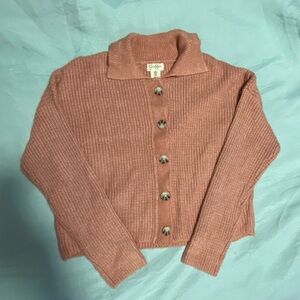 Jessica Simpson Button up/ Collar Sweater Size Small